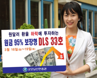 굿모닝신한證, 환율하락에 베팅 DLS 공모