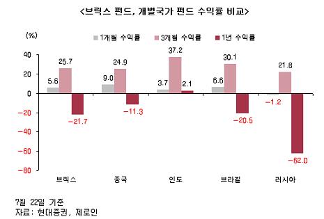 "브릭스보다 中·印 펀드에 따로 투자하라"