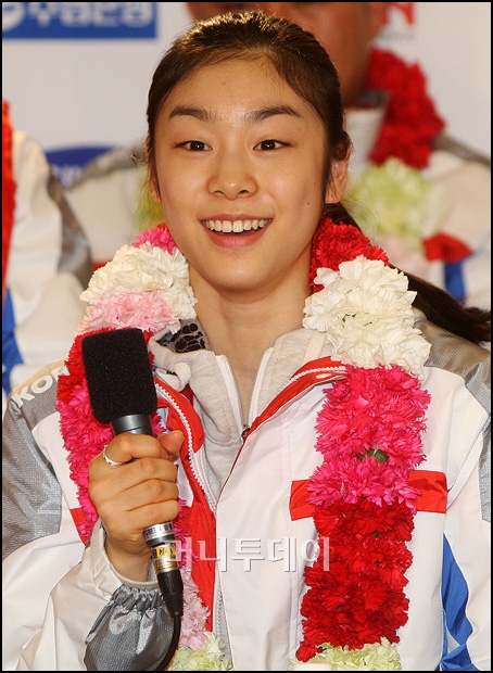 [사진]깜짝 놀란 김연아