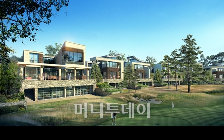 ↑ 송도 잭니클라우스 골프클럽에 지어질 페어웨이 빌라(가칭) 조감도  