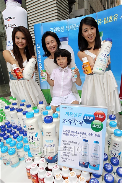 [사진]온 가족 건강은 일동후디스 우유로!
