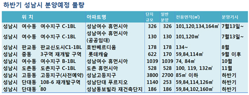 하반기 '미니판교' 家볼까