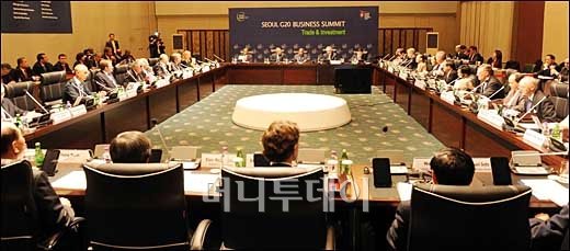 [사진]G20 비즈니스 서밋, 무역투자 라운드 테이블
