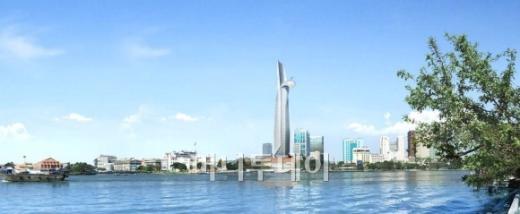 ↑68층 높이의 베트남 호치민 '비텍스코 파이낸셜 타워'