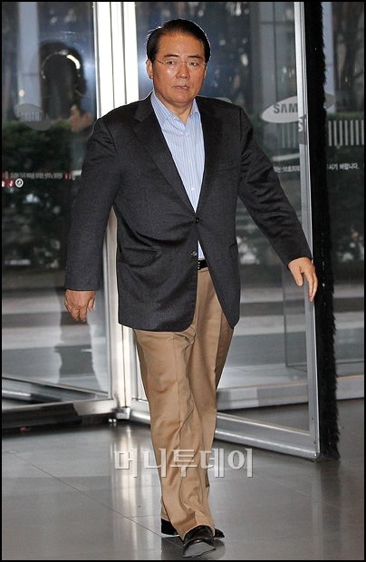 [사진]김징완 부회장, 삼성사장단협의회 참석