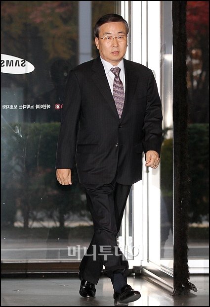 [사진]최주현 사장, 삼성사장단협의회 참석