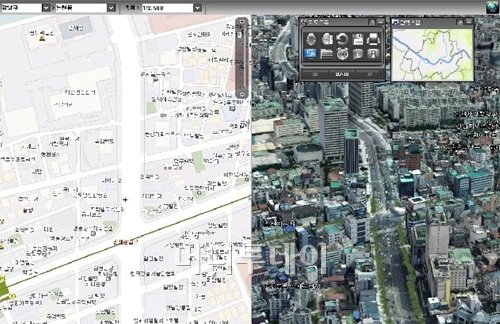 ↑ 서울도시계획포털 사이트 모습