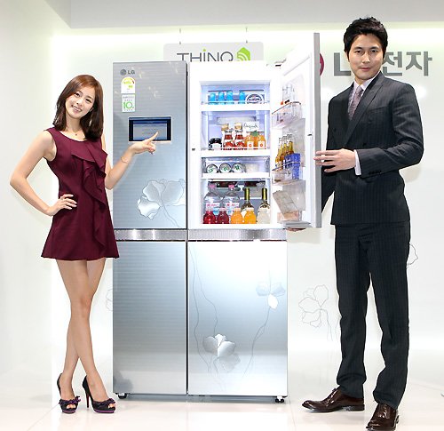 [사진]김태희-정우성, 스마트 냉장고를 소개합니다! 