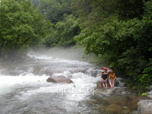 만산동 계곡. 