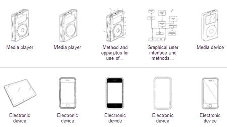 스티브 잡스가 출원한 특허들.(출처: 뉴욕타임스)