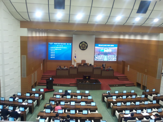 7일 서울시의회에서 제234회임시회 제2차 본회의가 열리고 있다./권은영 기자 News1