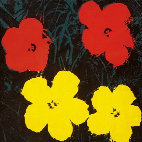  ص Ȧ <Flowers>, ĵ ռ, ũũ, ũ, 35.635.6cm, 1964,  7~10. K