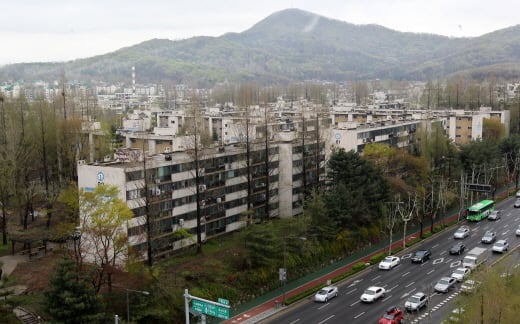 ↑서울 강남구 개포동 주공단지 전경. ⓒ이명근 기자