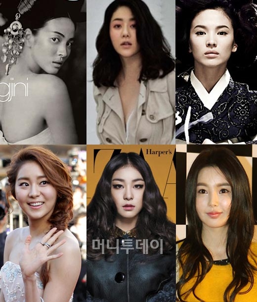 드라마틱 메이크업 모델