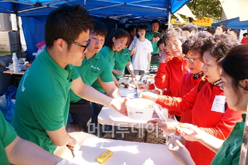 셰프의 국수전, 희망나눔페스티벌 국수 대접으로 동참