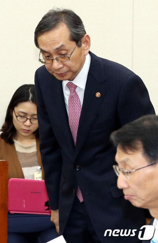 [사진]국정감사 출석한 김동수 공정거래위원장