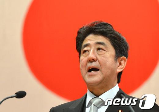 아베 신조(安倍晋三) 일본 총리. AFP=News1