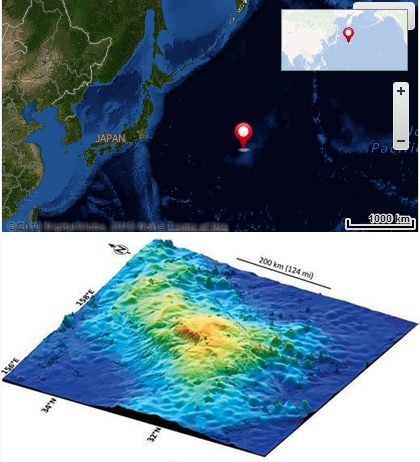 지구최대 슈퍼화산 '타무 매시프'(Tamu Massif)/사진=CNN