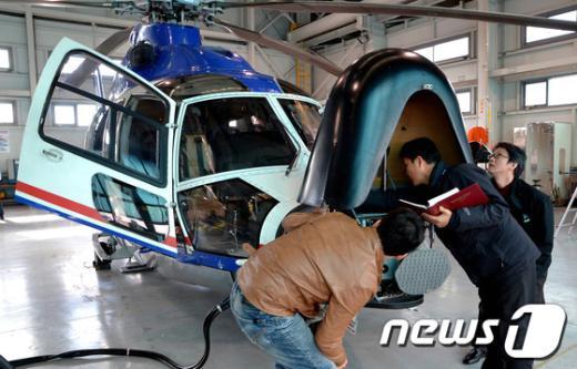 [사진]국토부, 민간 헬기보유 업체 특별점검