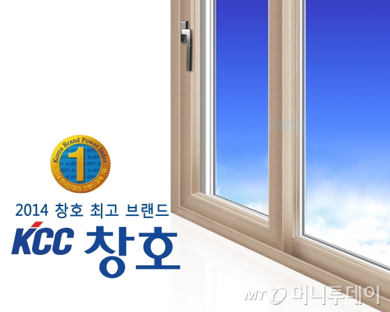 KCC, 능률협회 선정 창호 브랜드파워 1위