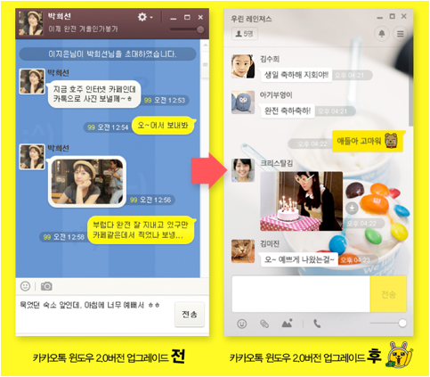 카카오 윈도우 버전 2.0/사진제공=카카오