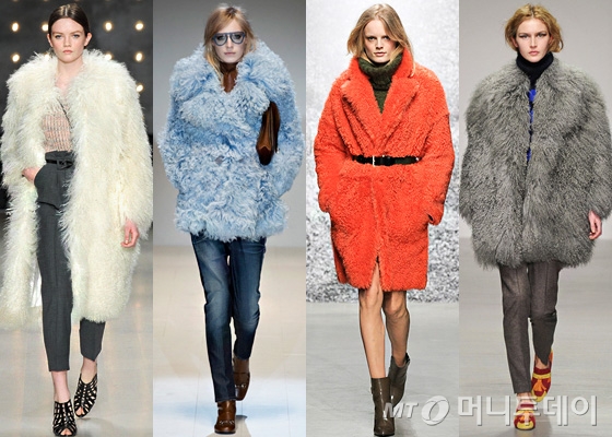 /사진=(왼쪽부터) 2014 F/W 밀리, 구찌, 폴앤조, 유돈 최