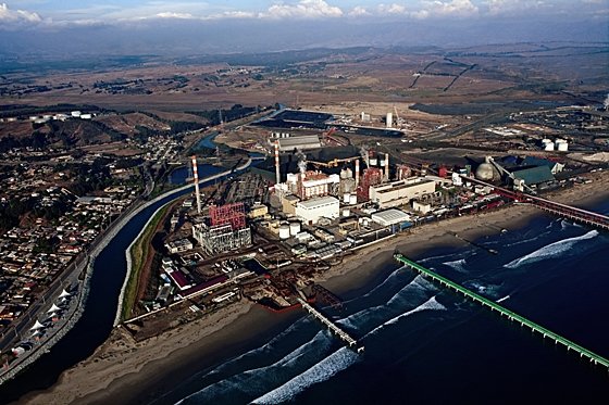 칠레 벤타나스 석탄화력발전소 전경./사진=포스코건설