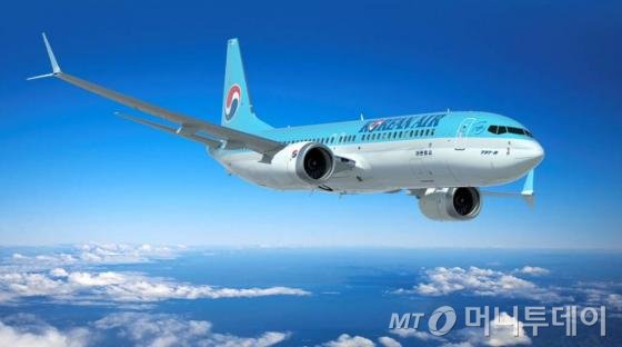 보잉사의 차세대 중단거리용 항공기 B737MAX. 사진은 기사 내용과 직접 관련이 없음./제공=대한항공