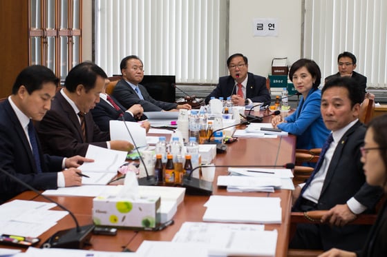 지난 2일 서울 여의도 국회에서 김태년 소위원장 주재로 교육문화체육관광위원회 예산결산기금심사소위원회가 열리고 있다./사진=뉴스1제공