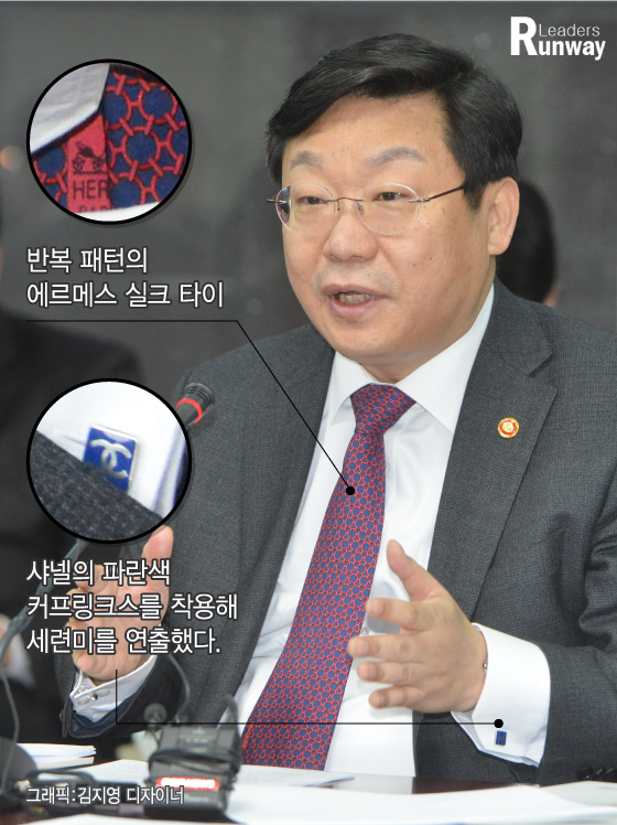 [리더스런웨이]'샤넬 커프링크스'로 멋낸 주형환 장관