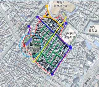 서울 영등포구 대림동 조롱박마을 위치도./제공=서울시.