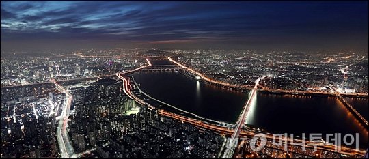 [사진]대한민국 가장 높은 곳에서 본 서울 야경