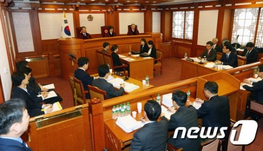 [사진]박근혜 대통령 탄핵심판 마지막 준비절차기일