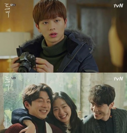 tvN 드라마 '도깨비' 속 육성재(사진 위)의 정체가 인연을 이어주는 존재인 '월하노인'이라는 추측이 제기됐다. /사진=tvN '도깨비' 방송화면 캡처