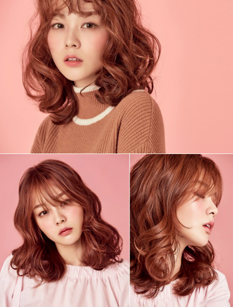 버블리 메시 웨이브 &amp; 체리시 미디엄 웨이브/사진제공=아모스프로페셔널