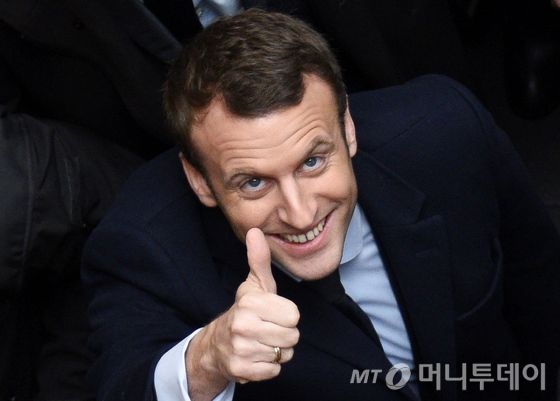  프랑스 유력 대선후보인 에마뉘엘 마크롱 전 경제장관.   © AFP=뉴스1  <저작권자 © 뉴스1코리아, 무단전재 및 재배포 금지>