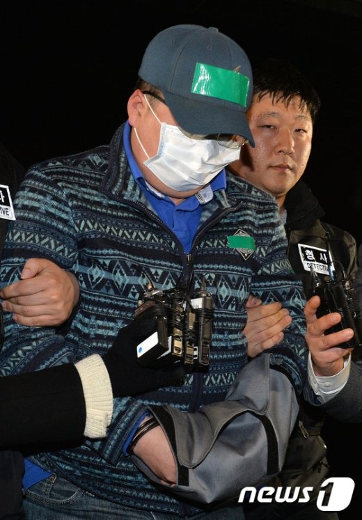 [사진]시흥 원룸 30대女 살해·방화범 체포