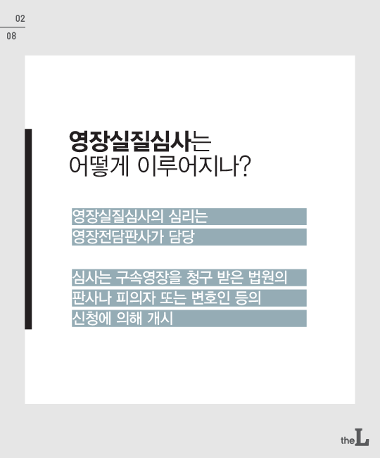 [카드뉴스] '구속영장실질심사'의 의미와 '영장'의 종류