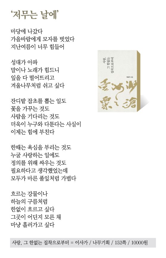 시인의 집] 모두가 한바탕 바람이고 꿈인 것을 - 머니투데이