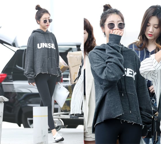 걸스데이' 소진, 레깅스 공항패션…선글라스로 '포인트' - 머니투데이 걸스데이' 소진, 레깅스 공항패션…선글라스로 '포인트' - 머니투데이
