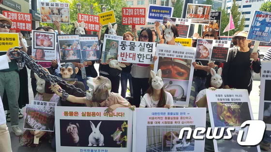 인간 이기심 끝은 어디?…동물실험에 반대합니다 인간 이기심 끝은 어디?…동물실험에 반대합니다