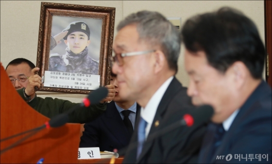 [사진]행안위 종감, 김포공항경찰대 고 박현수 일경 사망사건 언급