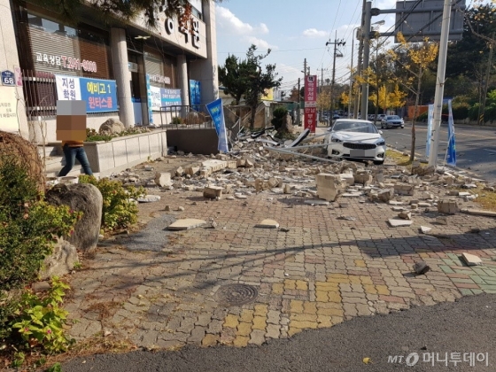 지진이 발생한 경북 포항시 /사진제공=독자