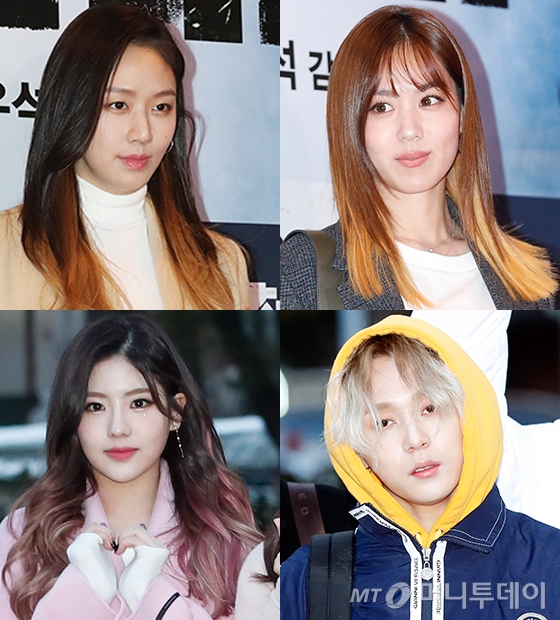 고성희, 김희정, 이던, 혜연/사진=머니투데이DB, 뉴스1