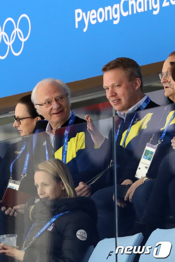 [사진]평창올림픽 찾은 칼 구스타브 16세 스웨덴 국왕