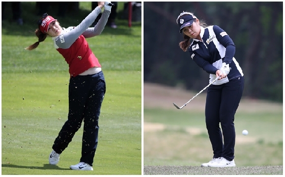 이정은6(왼쪽)과 이소영 / 사진제공=KLPGA