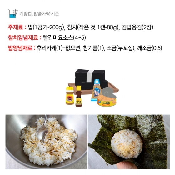 [뚝딱 한끼] "매콤한 맛폭탄"… '빨간마요참치밥'