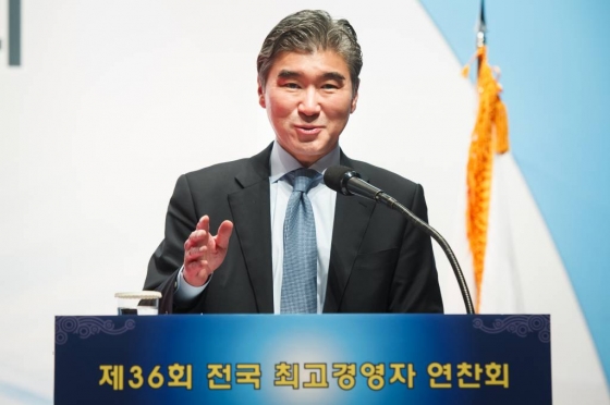 (서울=뉴스1) 유승관 기자 = 2013년 한 행사에서 강연에 나선 성 김 전 주한 미국 대사. 2013.2.20/뉴스1