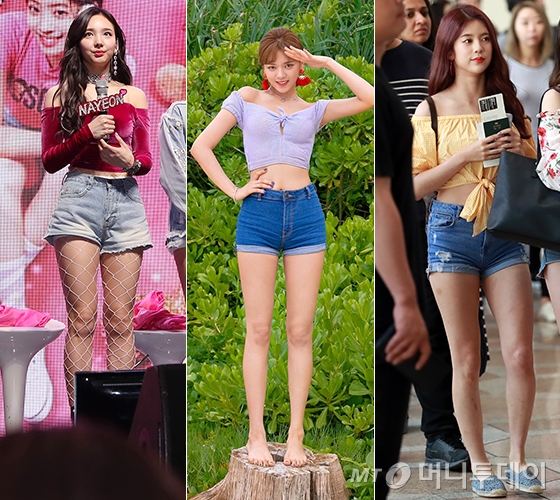그룹 트와이스 나연, 정연, 그룹 모모랜드 데이지/사진=머니투데이 DB, 트와이스 공식 페이스북