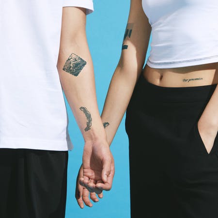 짧지만 강렬한, 인스턴트 타투의 매력 - 머니투데이